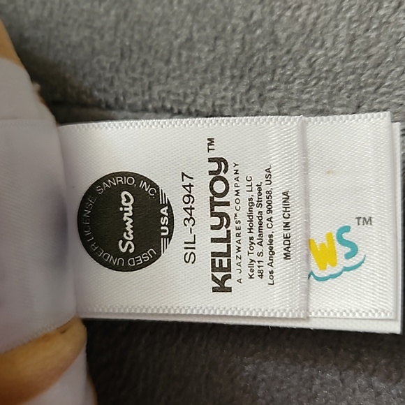 1/$6 or 2/$10 NWT Squishmallows - Hello Kitty Pompompurin Clip-On Keychain Plush - Picture 8 of 8